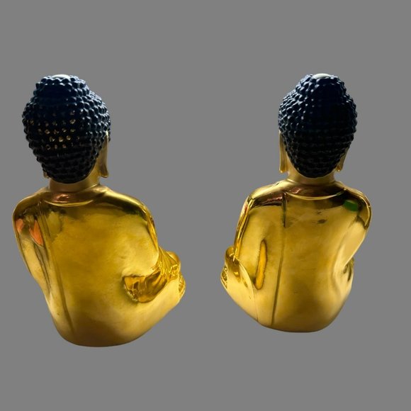 BEAUTIFUL IRON CAST BUDDHA - Picture 8 of 15